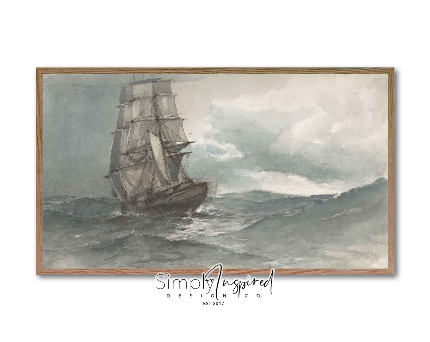 FRAME TV ART | Ship at Sea