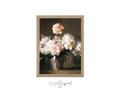Still Life Peonies Print