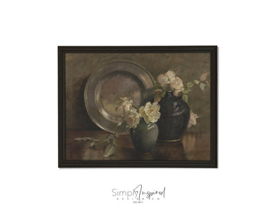 Still Life Two Vases Print