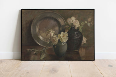 Still Life Two Vases Print