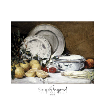 Still Life Kitchen Dish Print