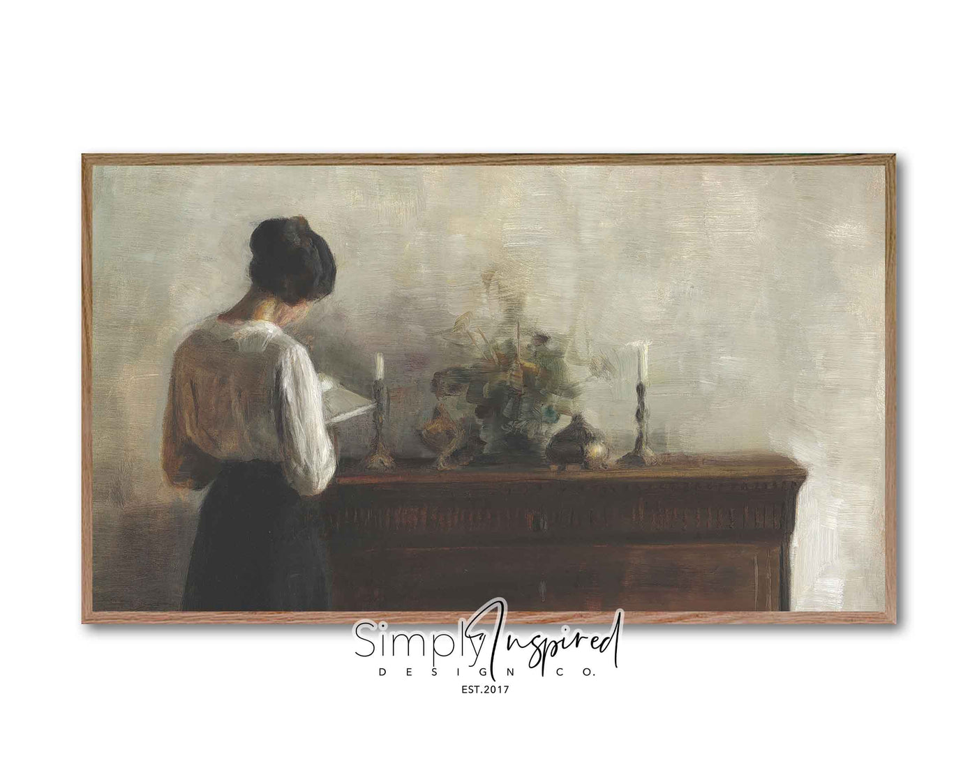 FRAME TV ART | The Reading Lady