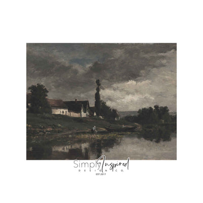 Village Lake Print
