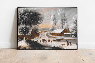 Winter in the village