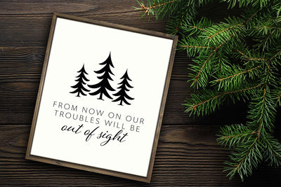 From now on our troubles