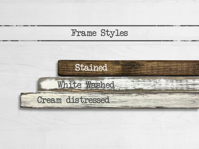Framed Wood Photo Art