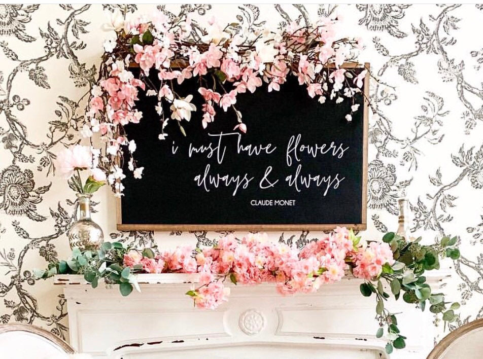 I must have flowers