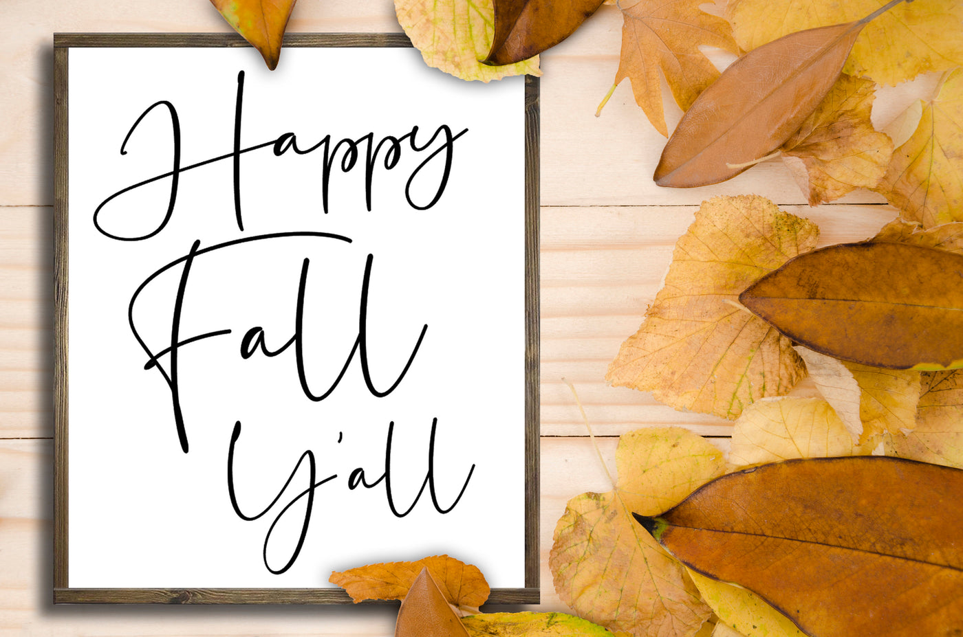 Happy Fall Y'all