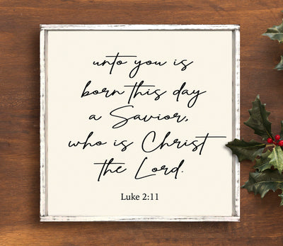 Unto you is born